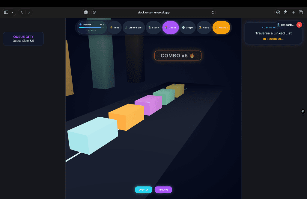 StackVerse Dashboard
